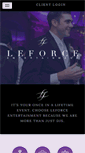 Mobile Screenshot of leforceentertainment.com